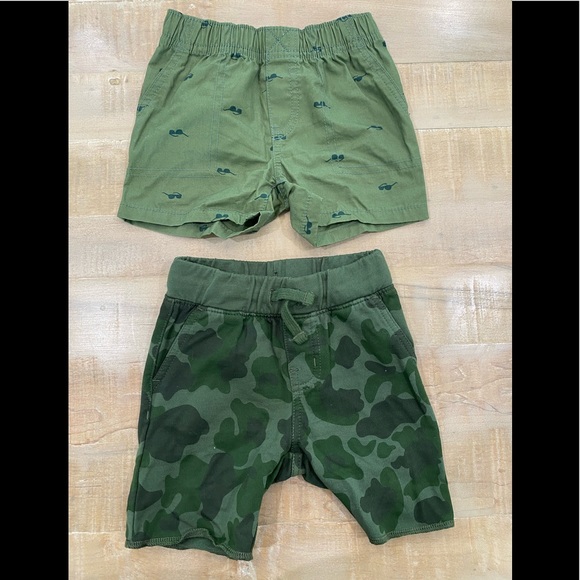 7 baby boy toddler shorts jogger pant bottoms carters bundle - Picture 2 of 9